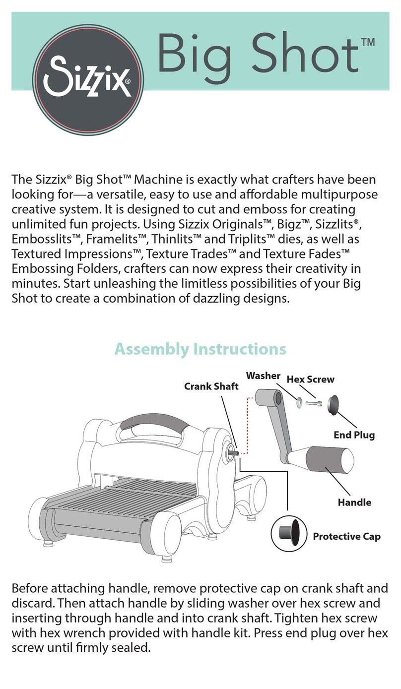 SIZZIX Big Shot Machin User manual