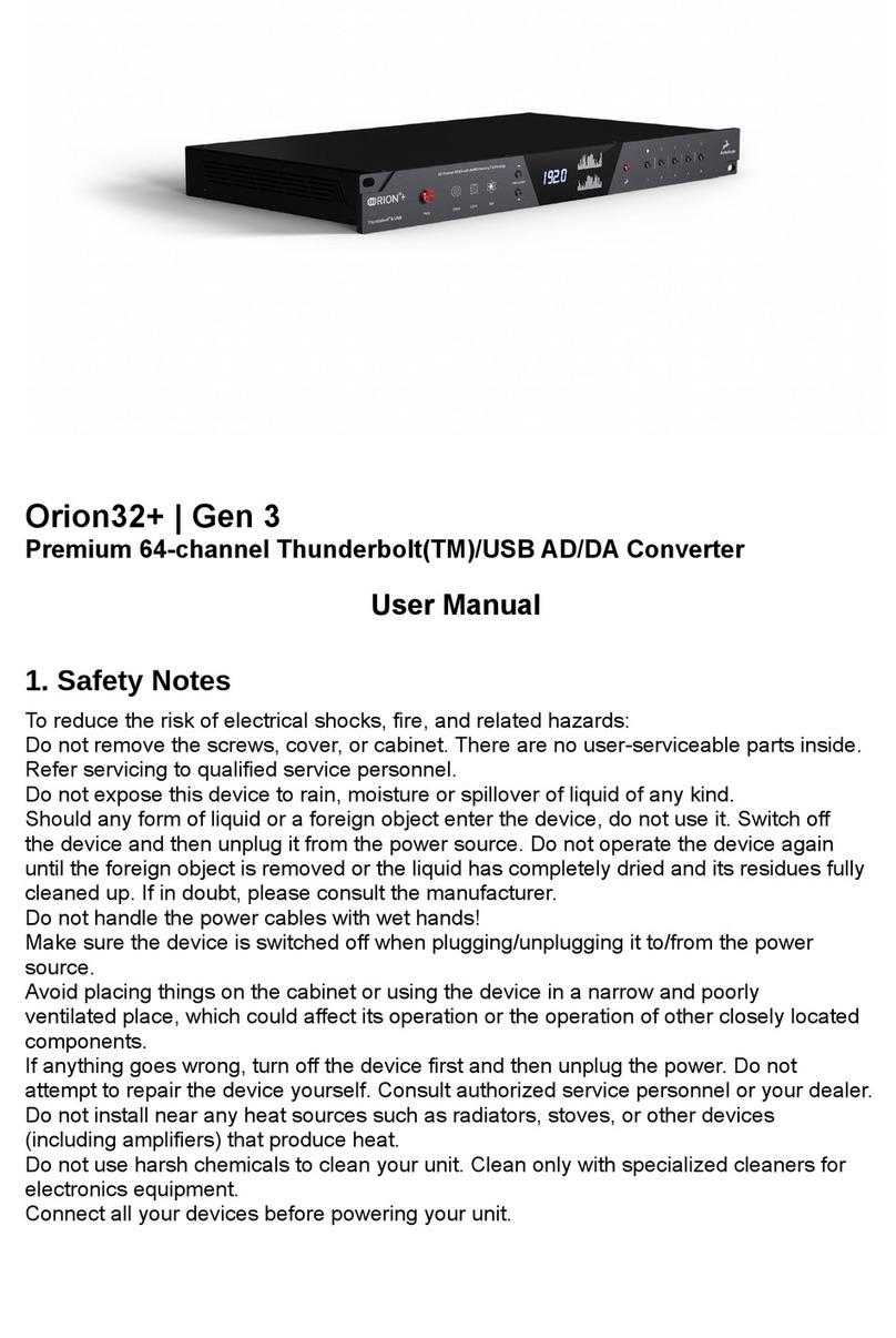 Orion 32+ user manual