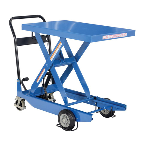Vestil CART-600-S-HR User manual