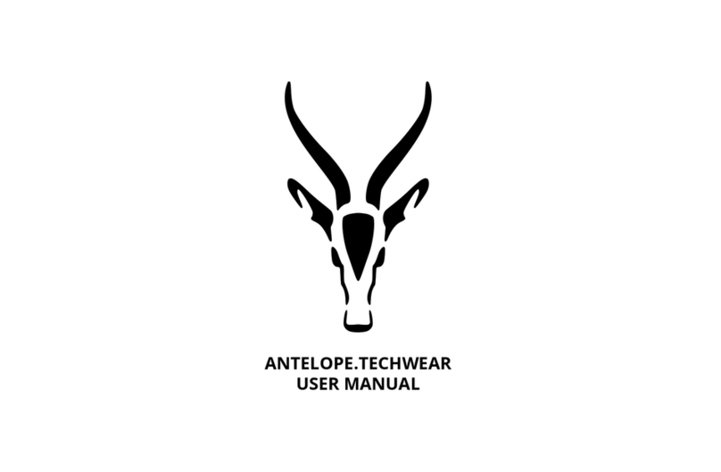 Wearable Life Science ANTELOPE.TECHWEAR user manual