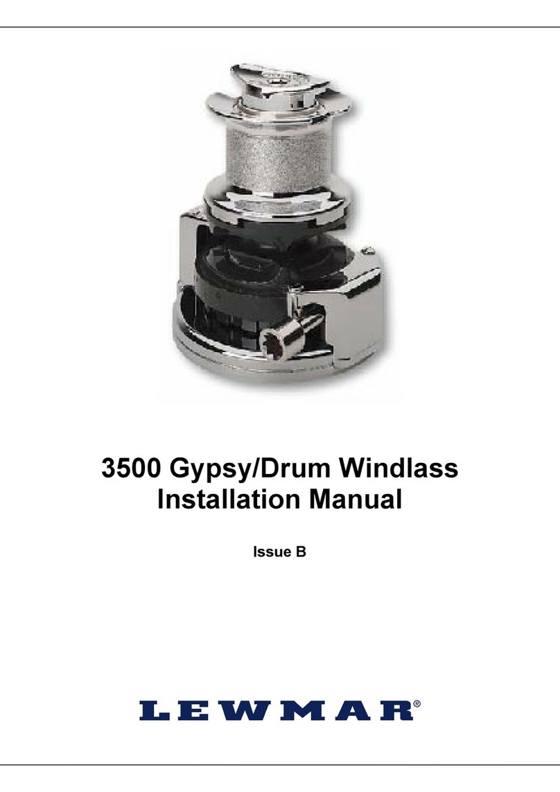Lewmar 3500 installation manual