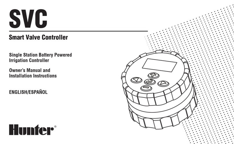 Hunter Smart Valve Controller Owner's manual and installation instructions