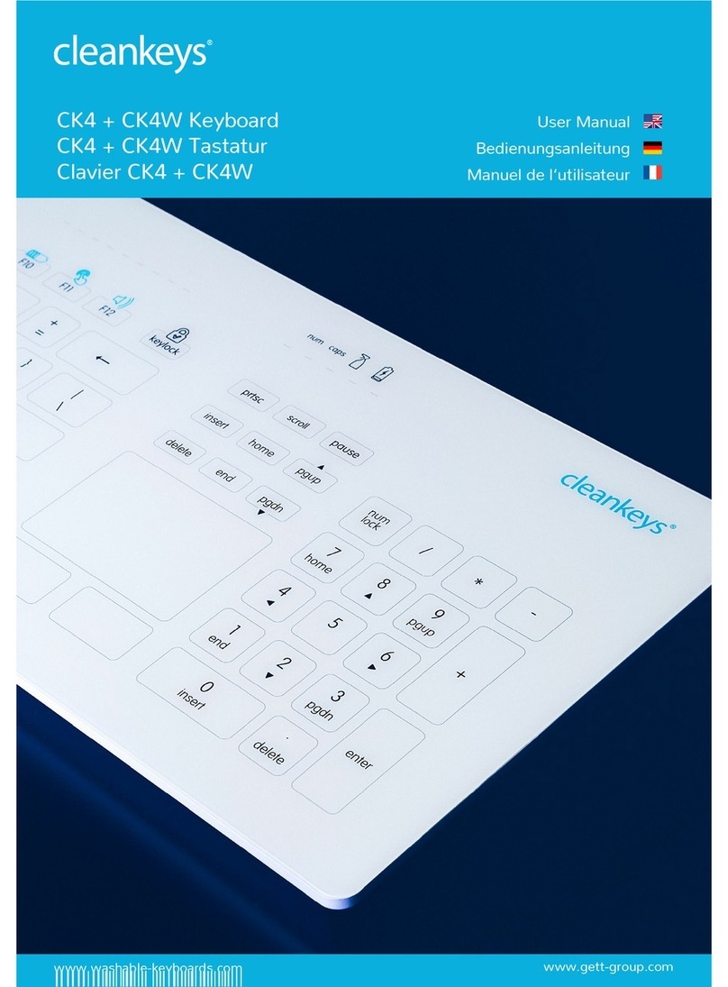 Cleankeys CK4 user manual