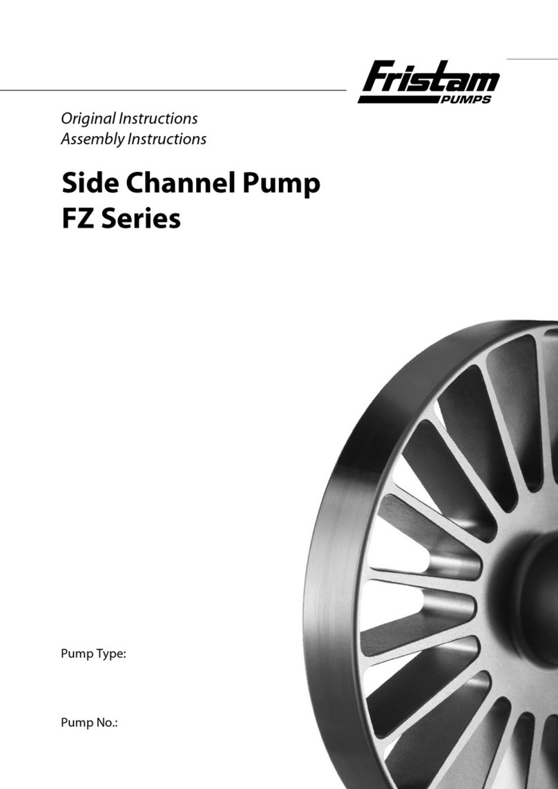 Fristam Pump FZP 10 Original Instructions, Assembly Instructions