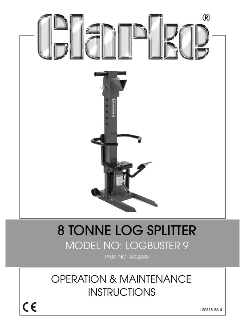 Clarke LOGBUSTER 9 Operation & maintenance instructions Clarke LOGBUSTER 9 Operation & maintenance instructions