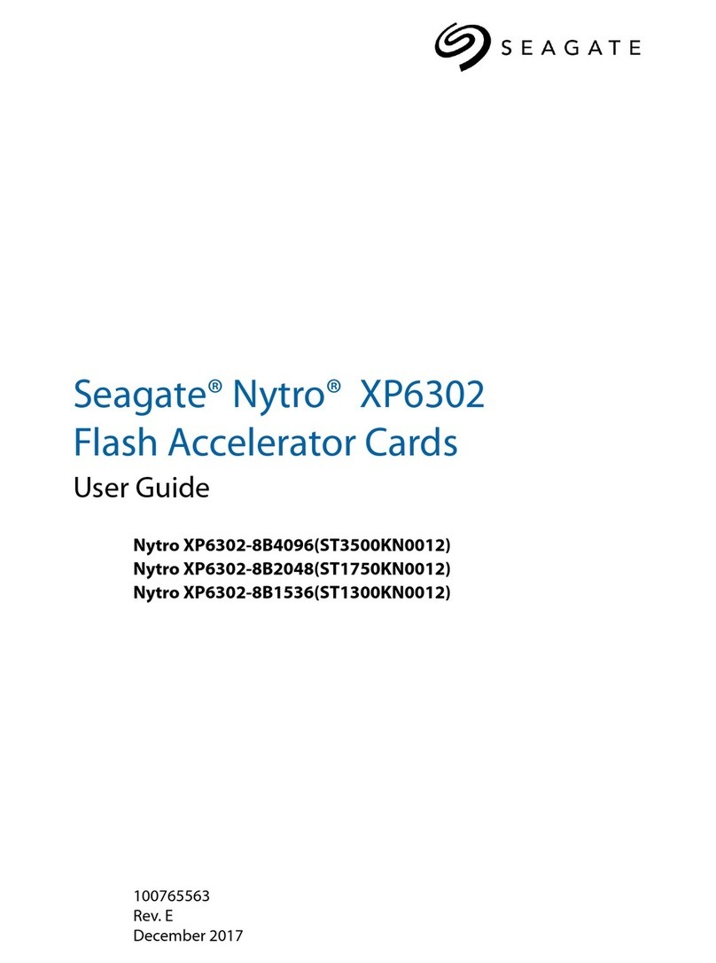 Seagate Nytro XP6302 Series User manual