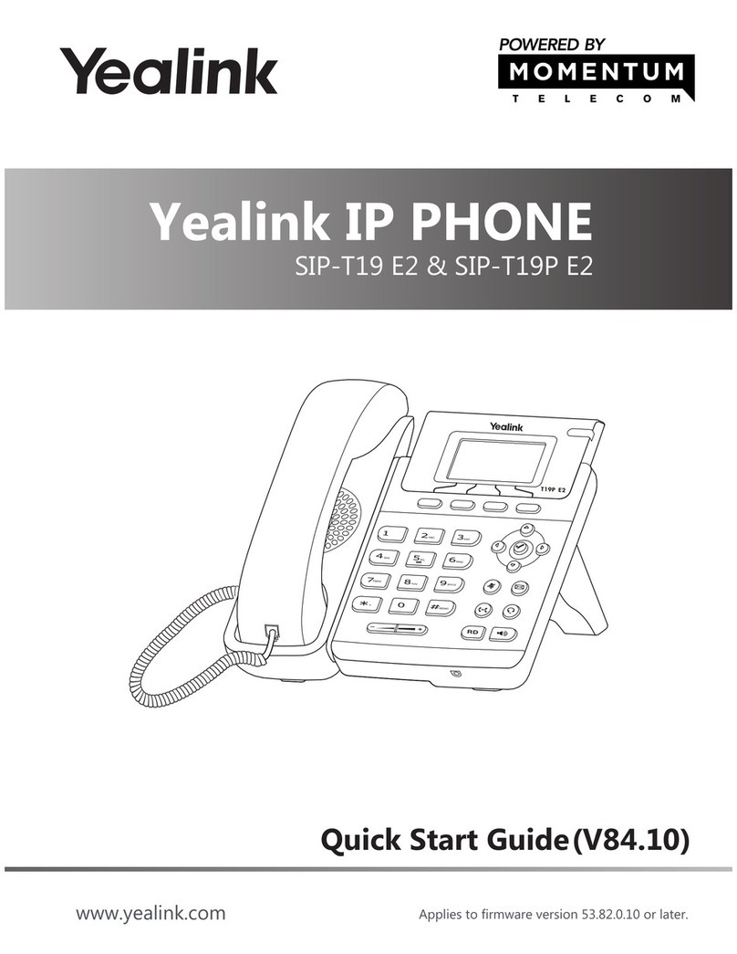 Yealink SIP-T19 E2 T4 Series User manual Yealink SIP-T19 E2 T4 Series User manual