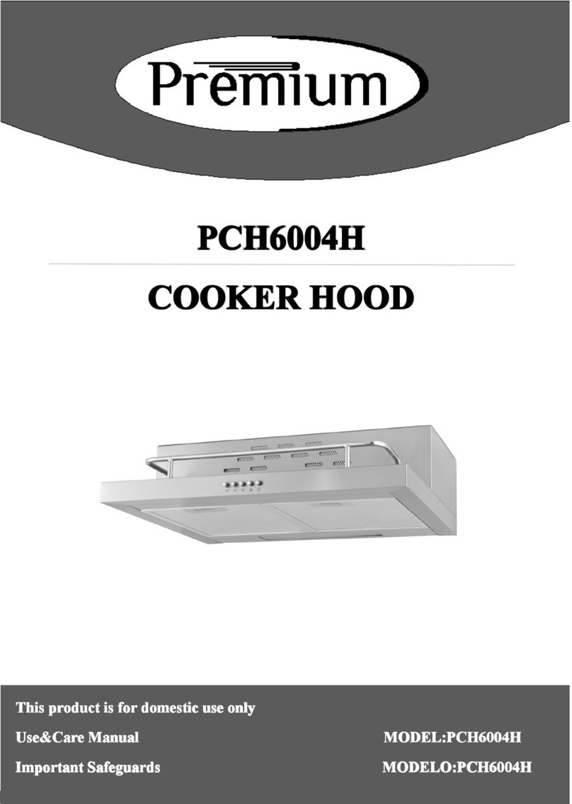 Premium PCH6004H Use & care manual