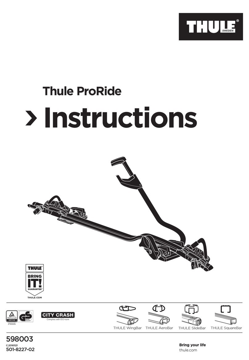 Thule ProRide User manual