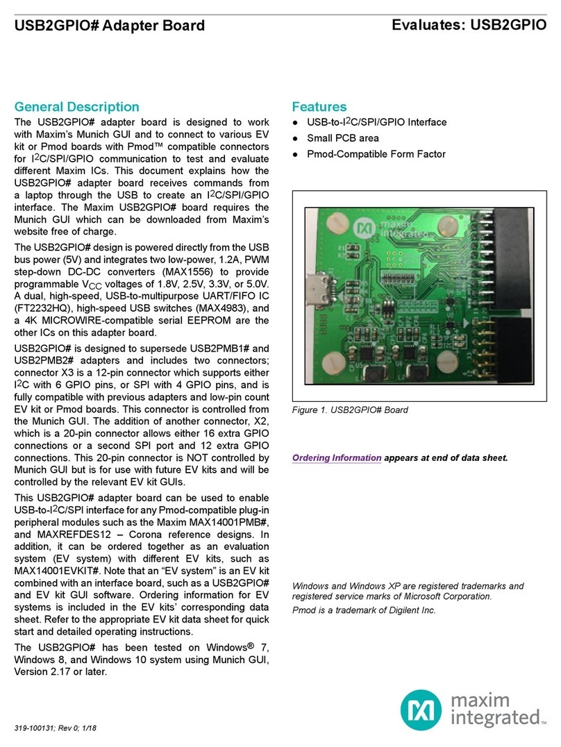 Maxim Integrated USB2GPIO manual
