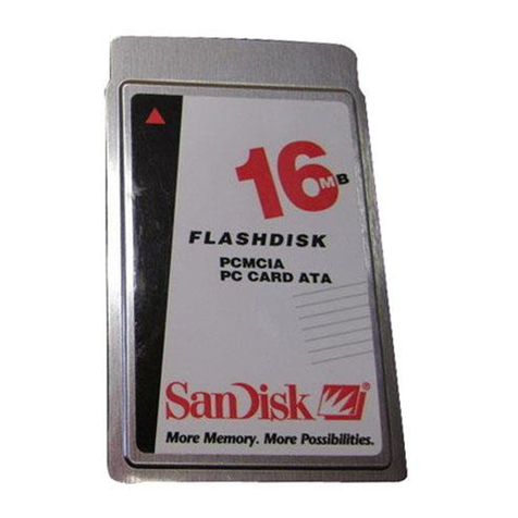 SanDisk SDP3B product manual