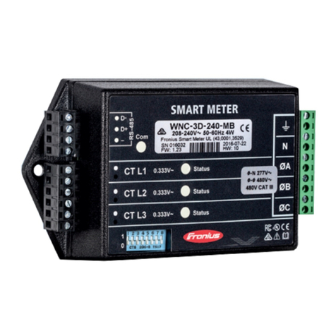 FRO­NIUS Smart Meter 240V-3 UL User manual