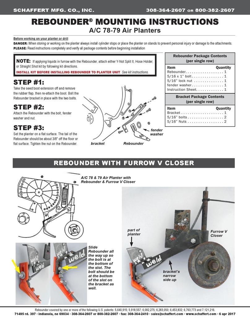 Schaffert Rebounder User manual