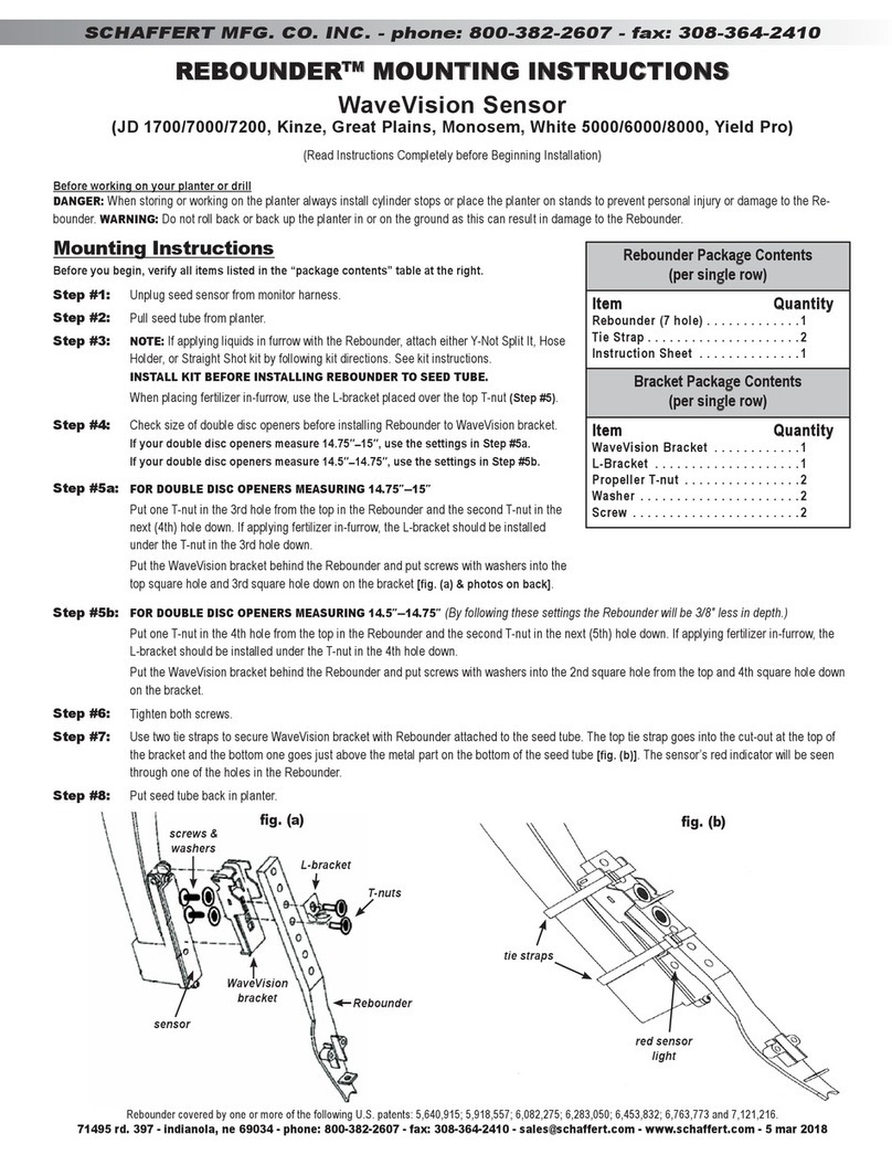 Schaffert Rebounder User manual
