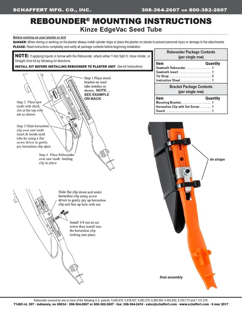 Schaffert Rebounder User manual