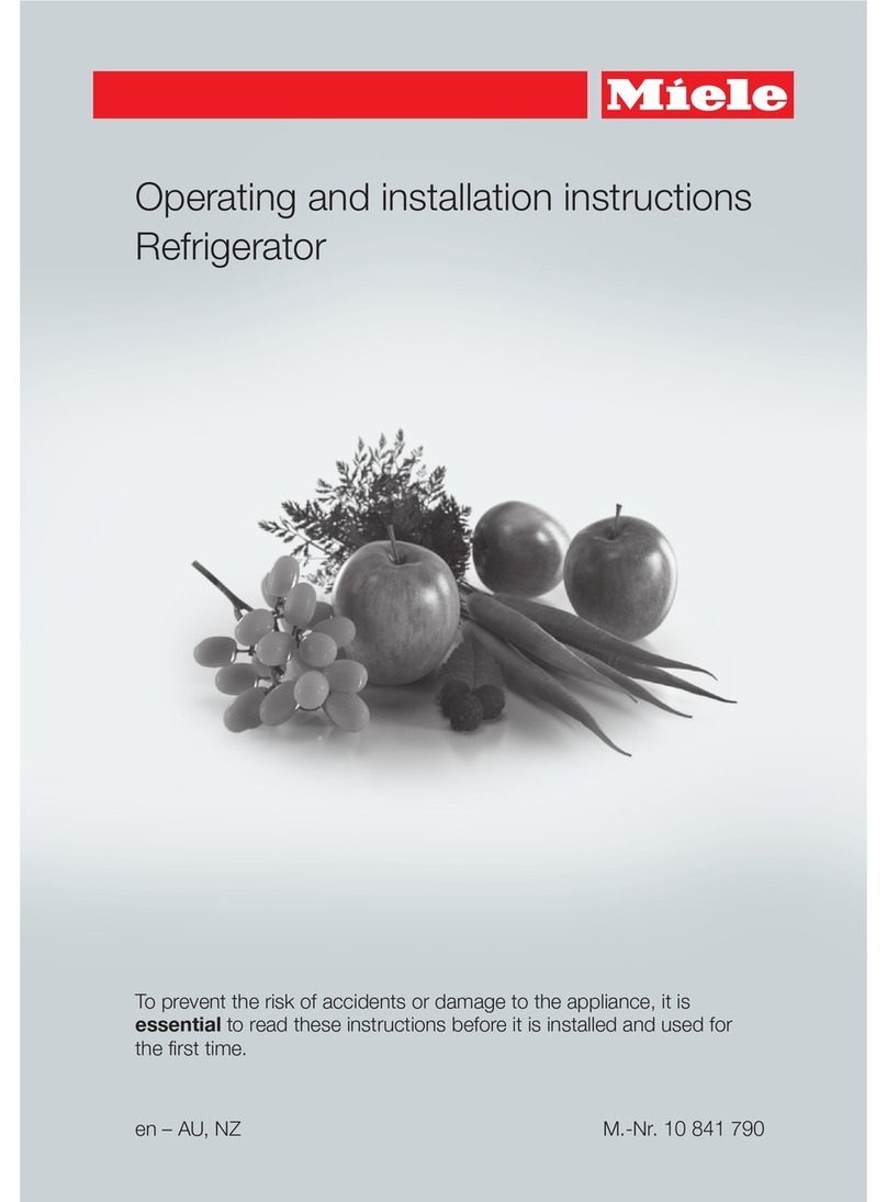 Miele K 31222 Ui User manual