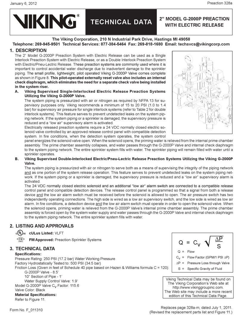 Viking G-2000P Technical data