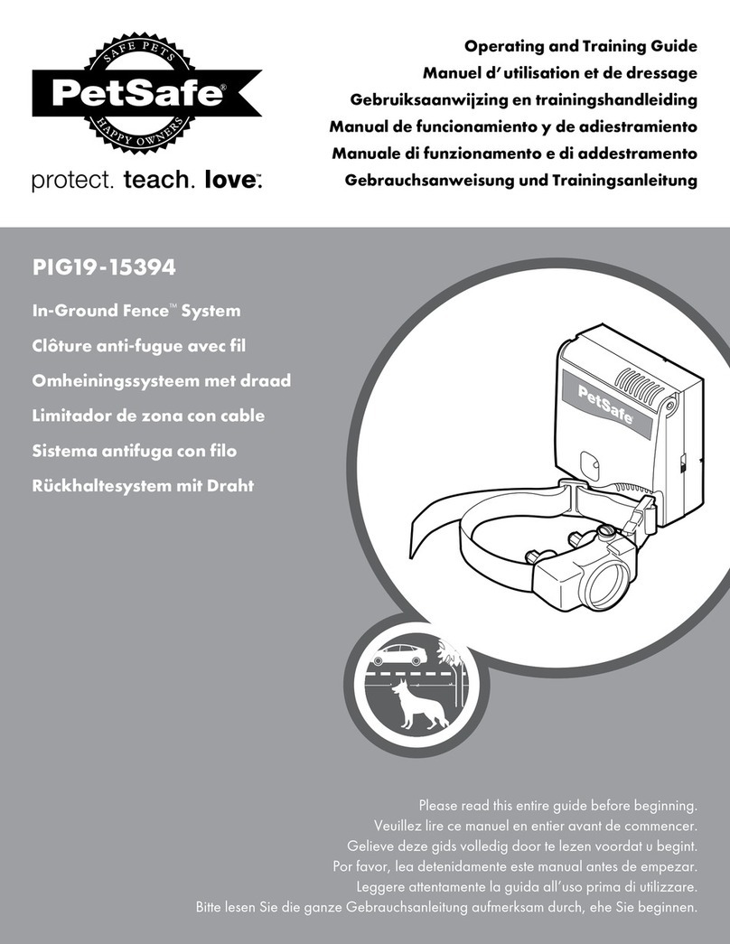 Petsafe In-Ground Fence System PIG19-15394 Operating and training guide