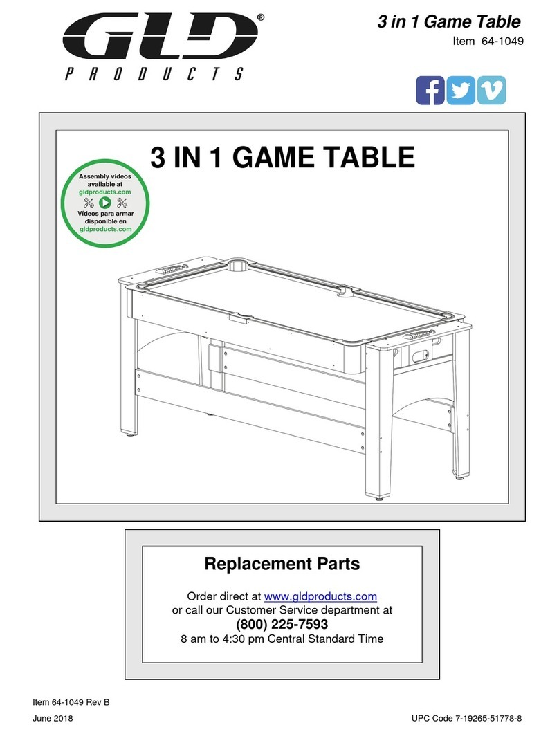 GLD Products 64-1049 manual