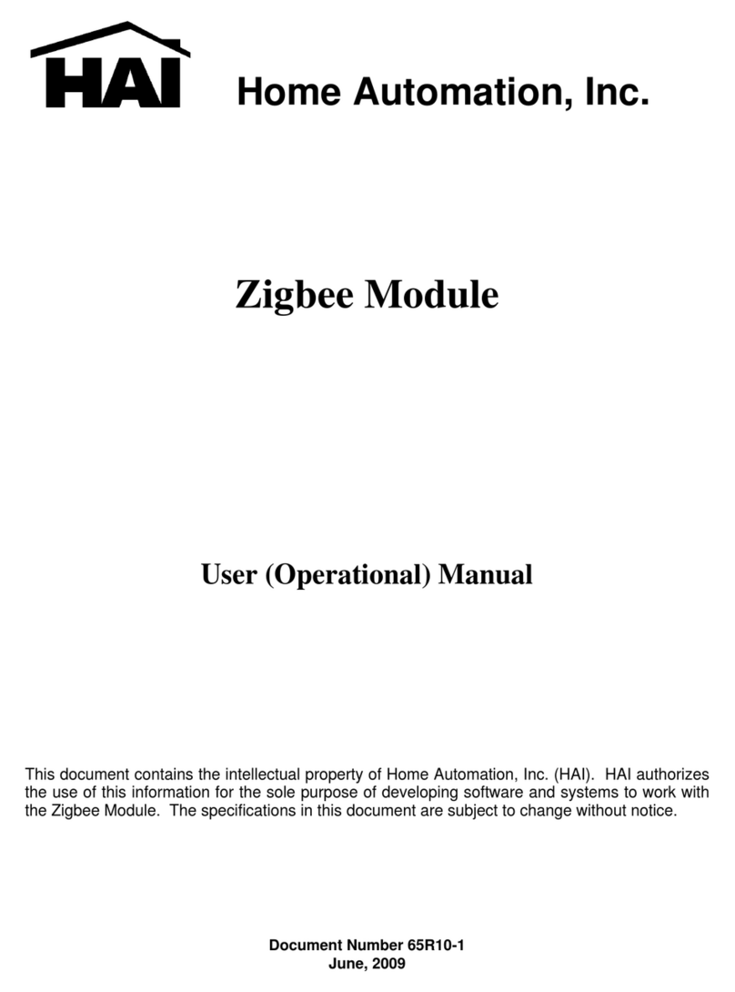 HAI Zigbee User manual