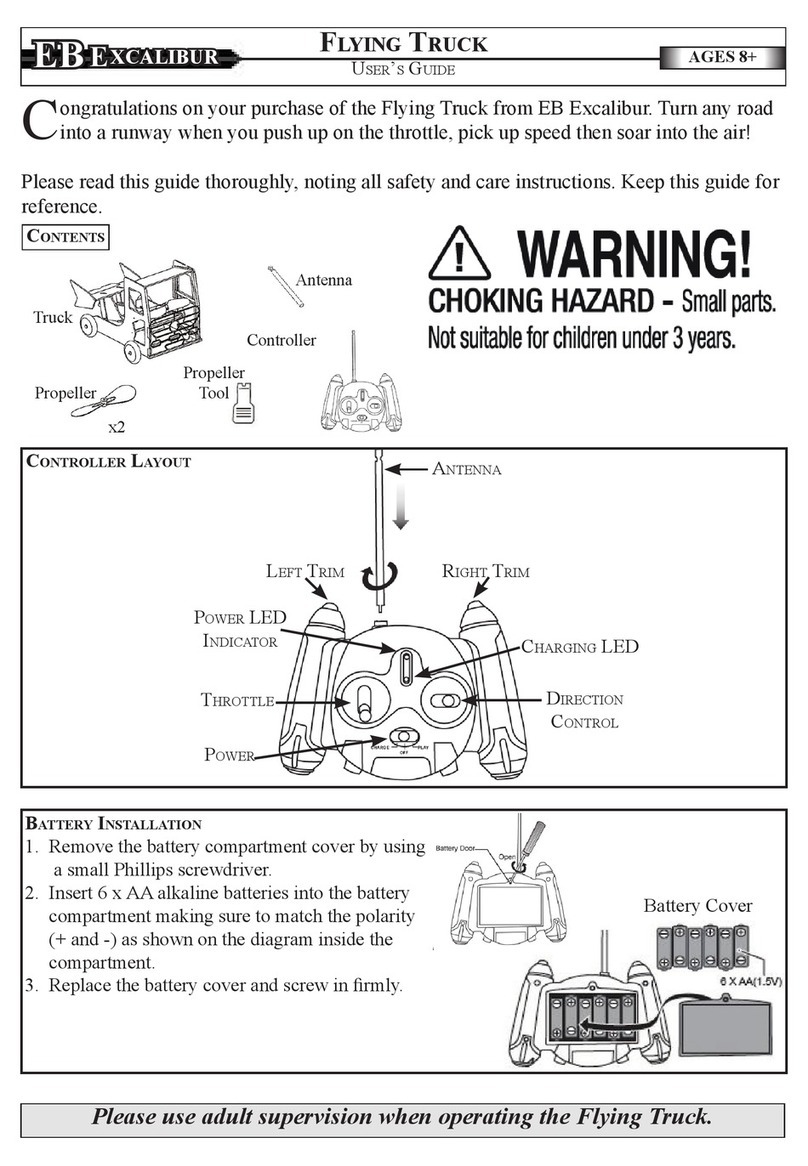 EB Excalibur Flying Truck user guide