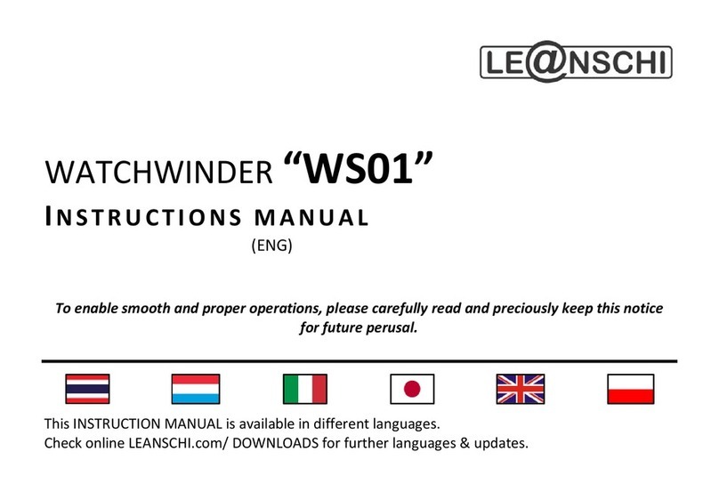 Leanschi WS01 instruction manual