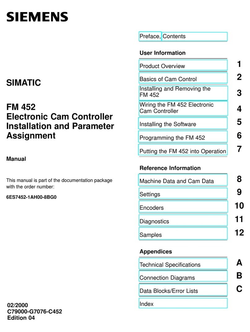 Siemens SIMATIC FM 452 User manual