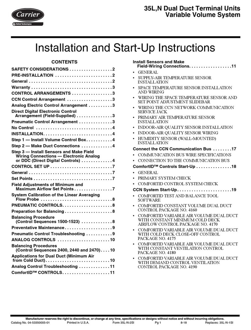 Carrier 35L Series Instructions and recipes