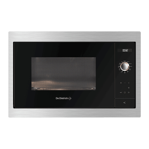 DeDietrich DME7121X User manual