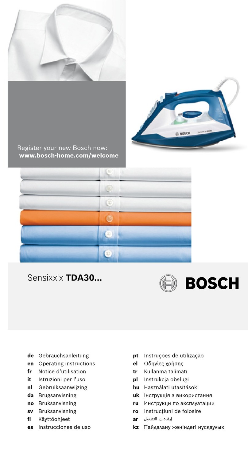 Bosch Sensixx'x TDA30 Series operating instructions