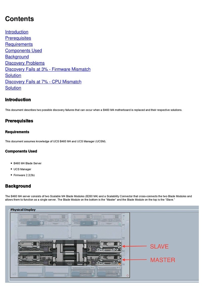 Cisco UCS B460 M4 User manual