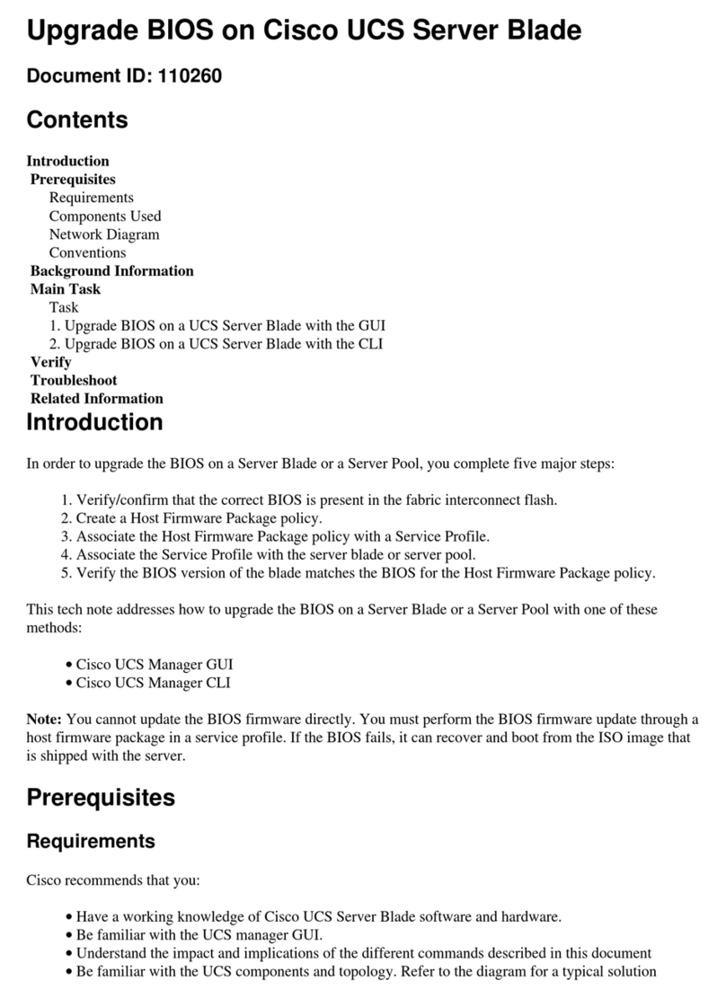 Cisco UCS 5100 Upgrade instructions