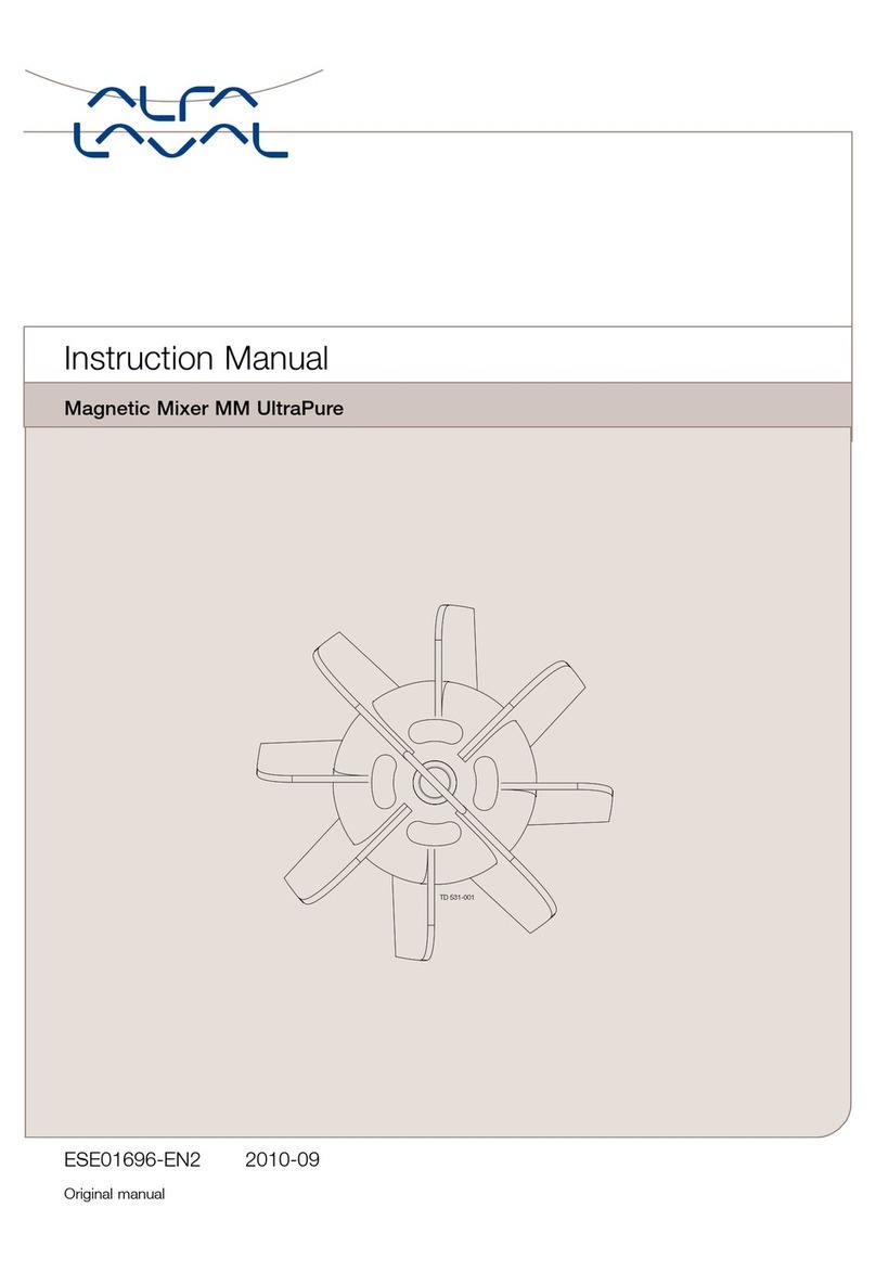Alfalaval MM UltraPure User manual