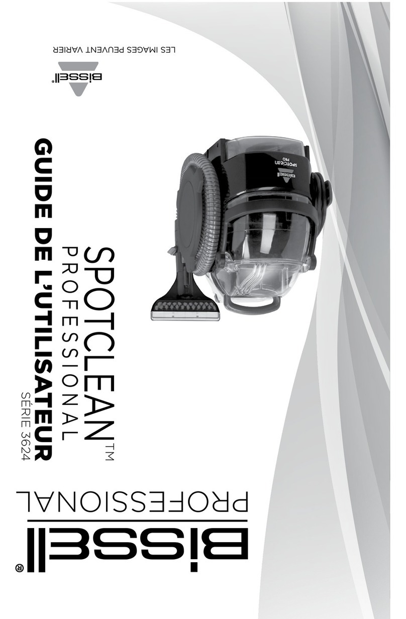 Bissell SPOTCLEAN PROFESSIONAL 3624 Series user guide