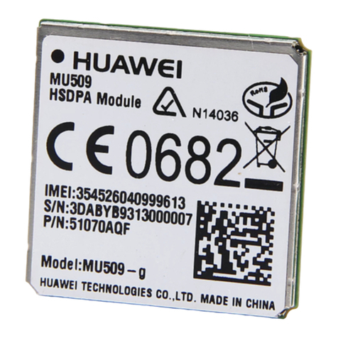 Huawei MU509 Series Installation instructions