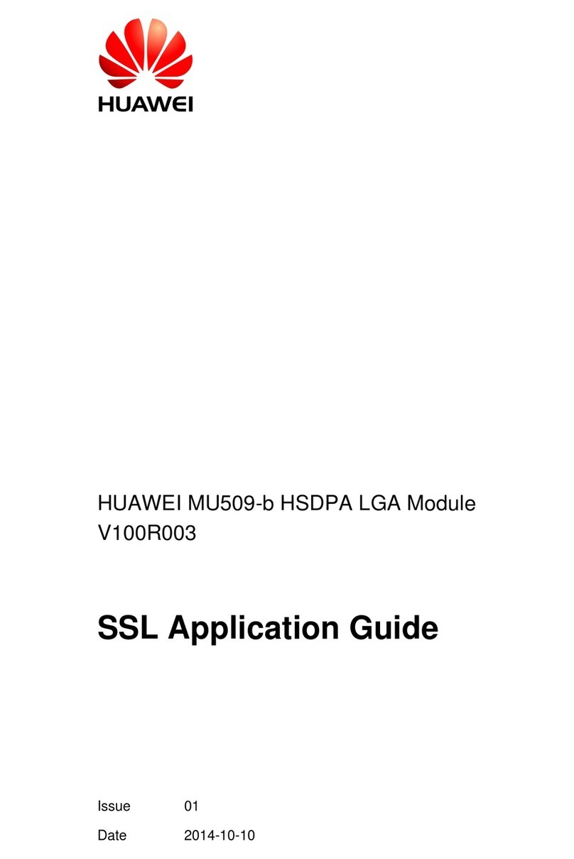 Huawei MU509-b Application guide Huawei MU509-b Application guide