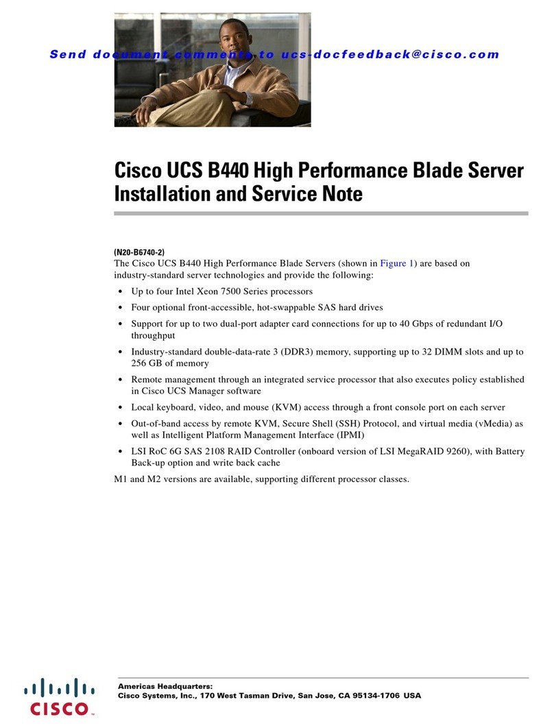 Cisco UCS B440 Installation and service note