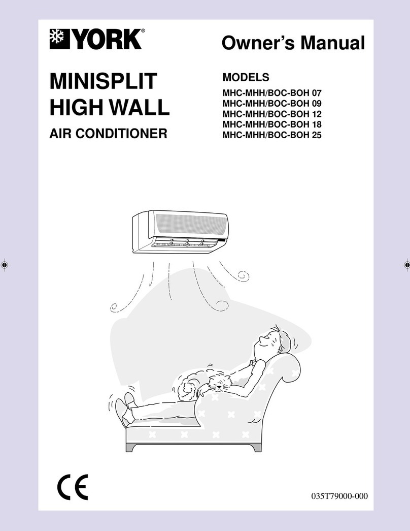 York MHC-MHH/BOC-BOH 07 User manual