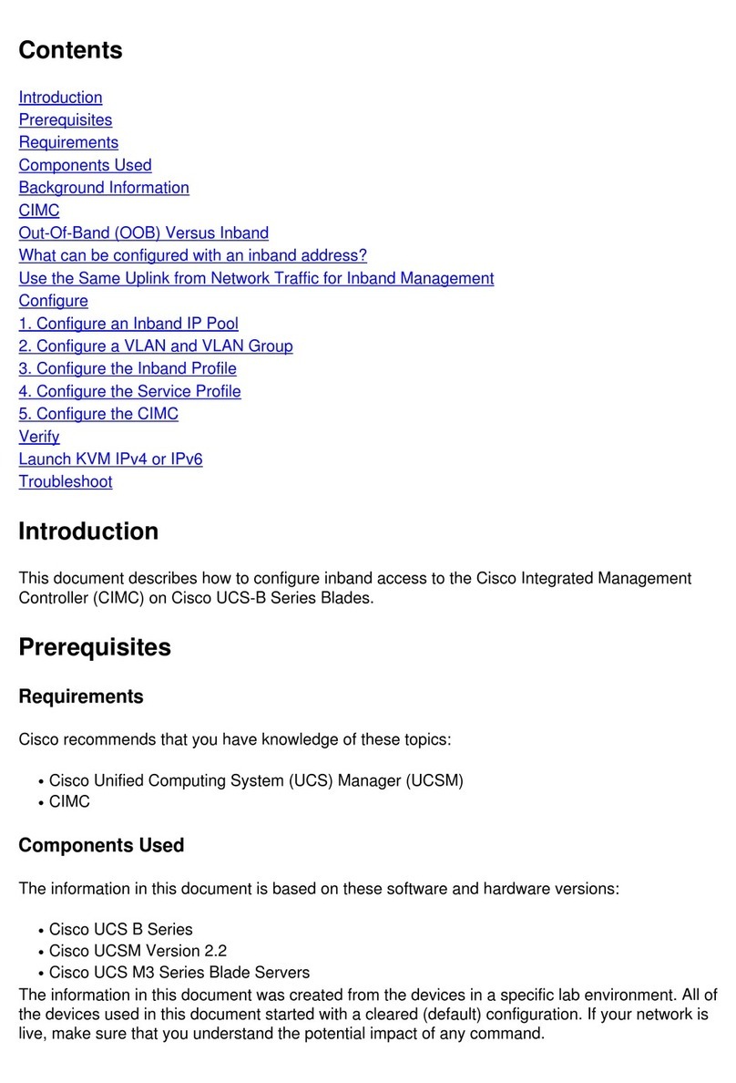 Cisco UCS M3 Series User manual Cisco UCS M3 Series User manual