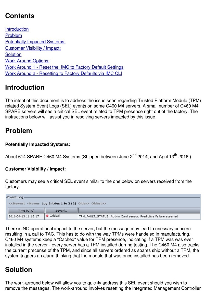 Cisco C460 M4 quick start guide