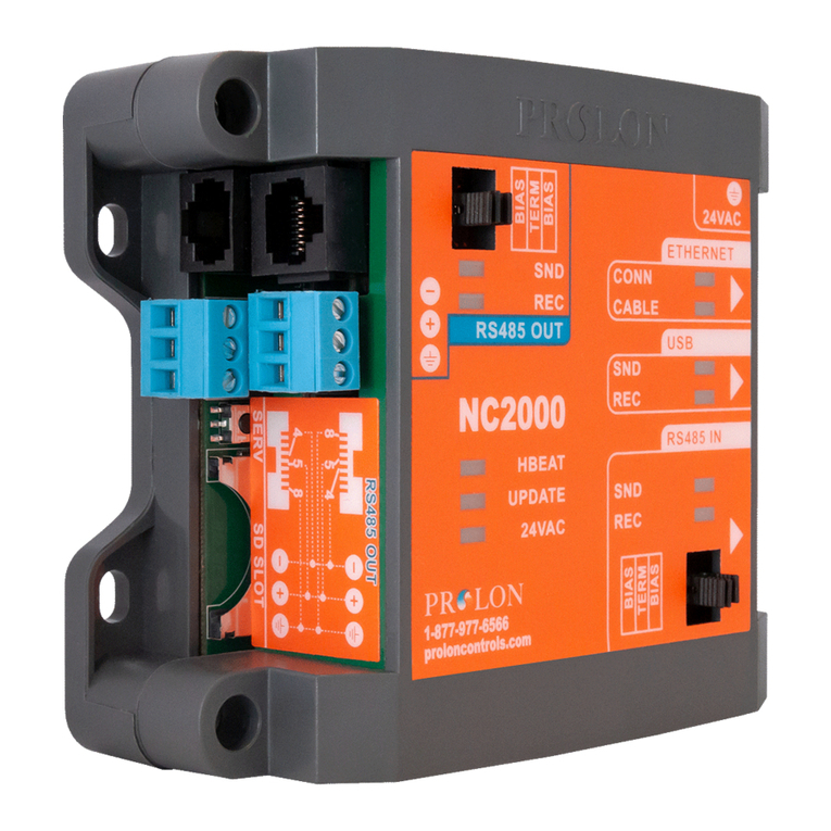 Prolon NC2000 Installation instructions