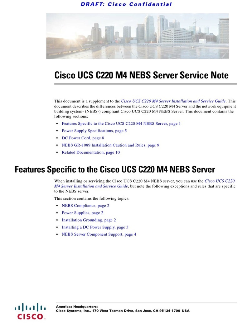 Cisco UCS C220 M4 Quick start guide
