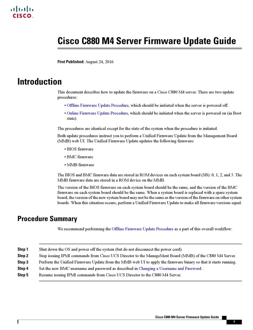 Cisco C880 M4 Firmware update guide
