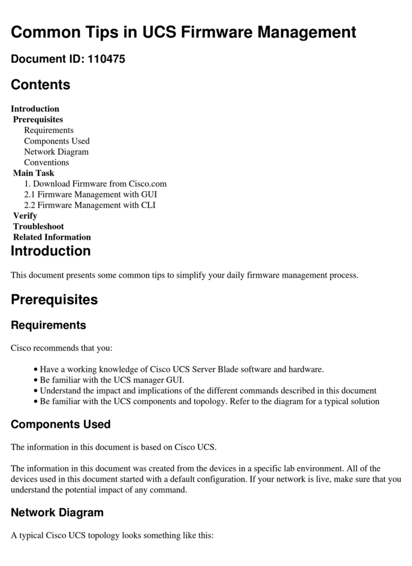Cisco UCS 5100 Use and care manual