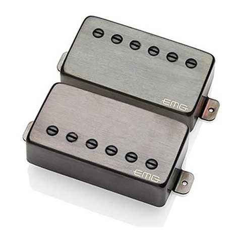 EMG MARTY FRIEDMAN MF Series Installation information EMG MARTY FRIEDMAN MF Series Installation information