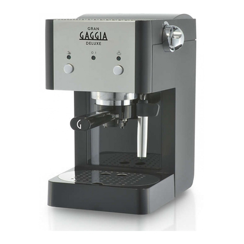 Gaggia Gran Deluxe User manual