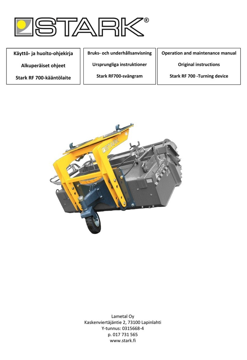 Stark RF 700 Operation and maintenance manual