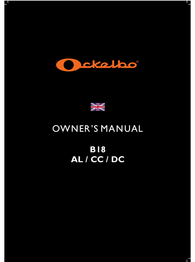 Ockelbo B18 Series owner's manual