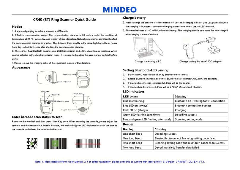 Mindeo CR40 Series User manual