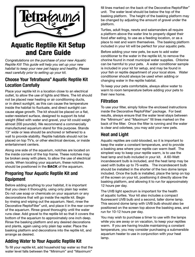 Tetrafauna Aquatic Reptile Kit Setup and Care Guide